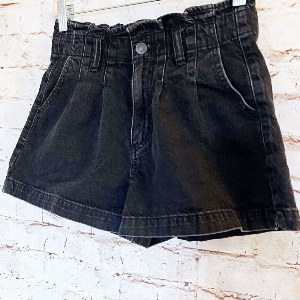 American Eagle pleated mom Jean shorts